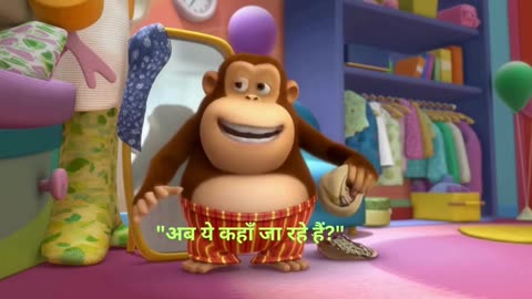 बंदर मामा पहन पाजामा | Funny Hindi Kids Rhyme 🎶
