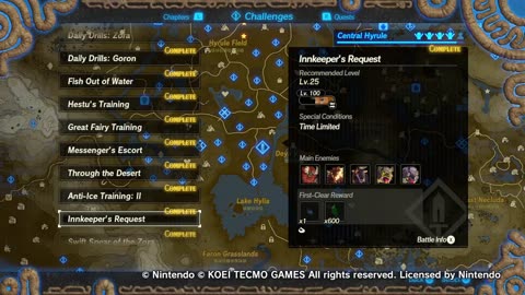 Hyrule Warriors Age Of Calamity Guerreros De Hyrule La Era De Calamidad Daily Drills Hyrule