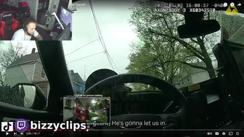 Police surprised snitch in front of his hideout