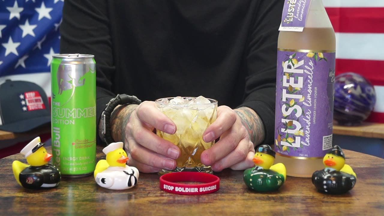 Kermit Berry - Luster Lavender Limoncello & Red Bull Curuba & Elderflower Energy Drink