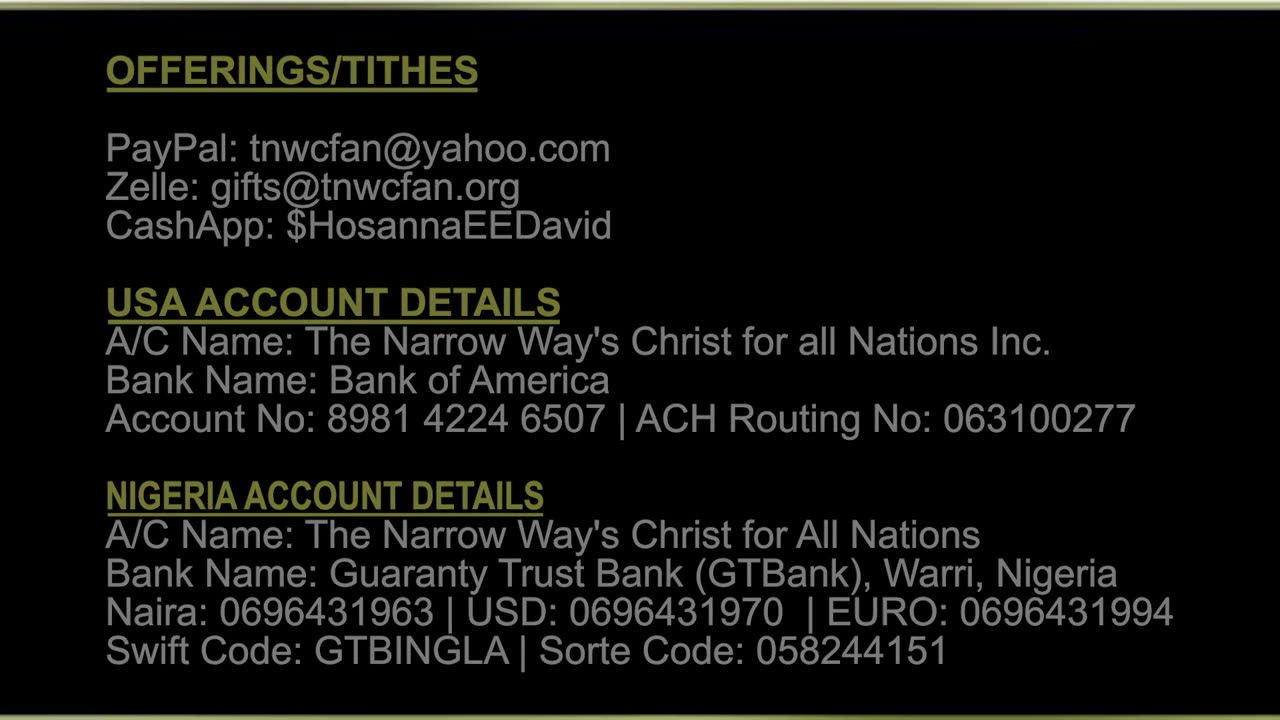 The Abuse of God's Grace || Hosanna David