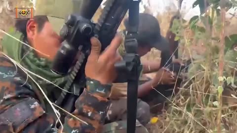 🚢💥 Myanmar War | Local Forces Ambush Warships on Chindwin River | RCF