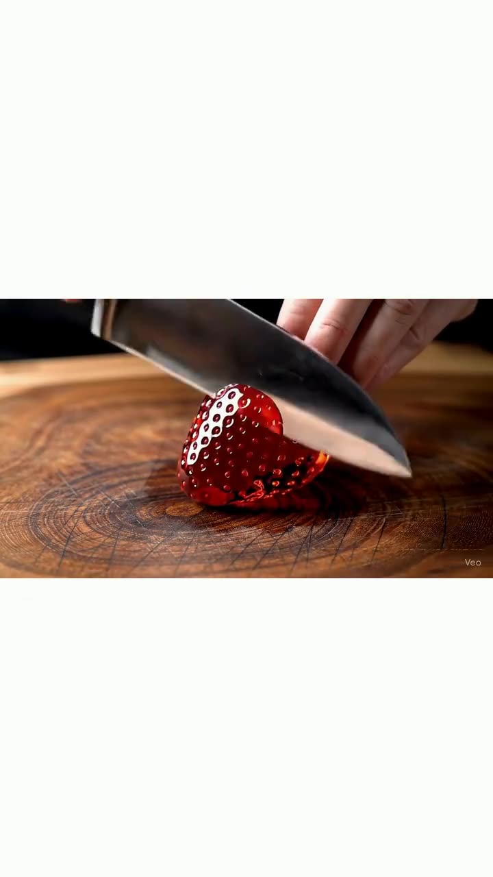 Slicing Glass Fruits ASMR 🪞🍎 | Crystal Clear Cutting Sounds for Pure Satisfaction