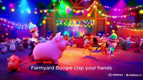 Farmyard Boogie | Viral 2025 Kids Dance Party Song with Farm Animals | Remastered