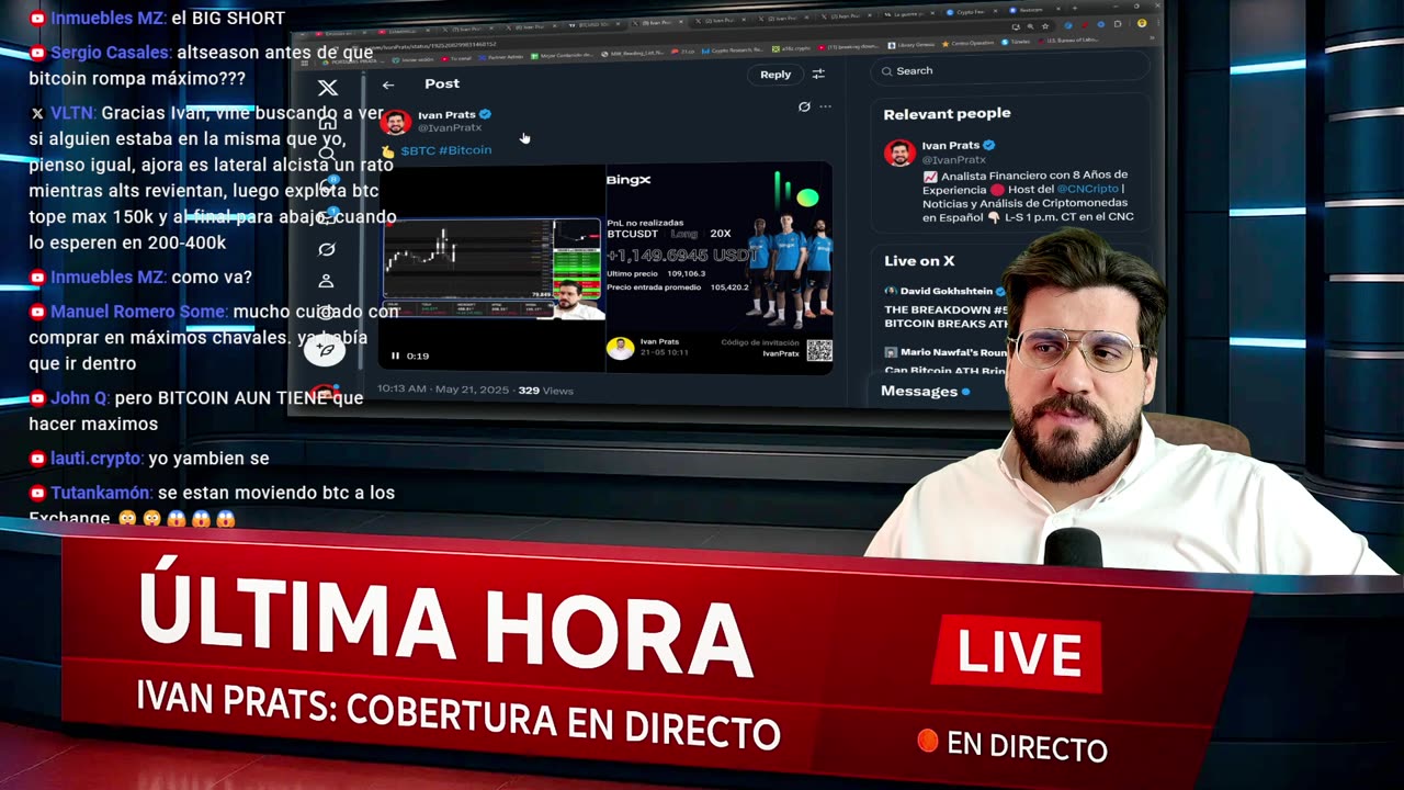 🔴 Las ALTCOINS Van a DESPEGAR PRONTO 👉 Análisis Técnico BITCOIN 📈 TRADING de CRIPTOMONEDAS | CNC