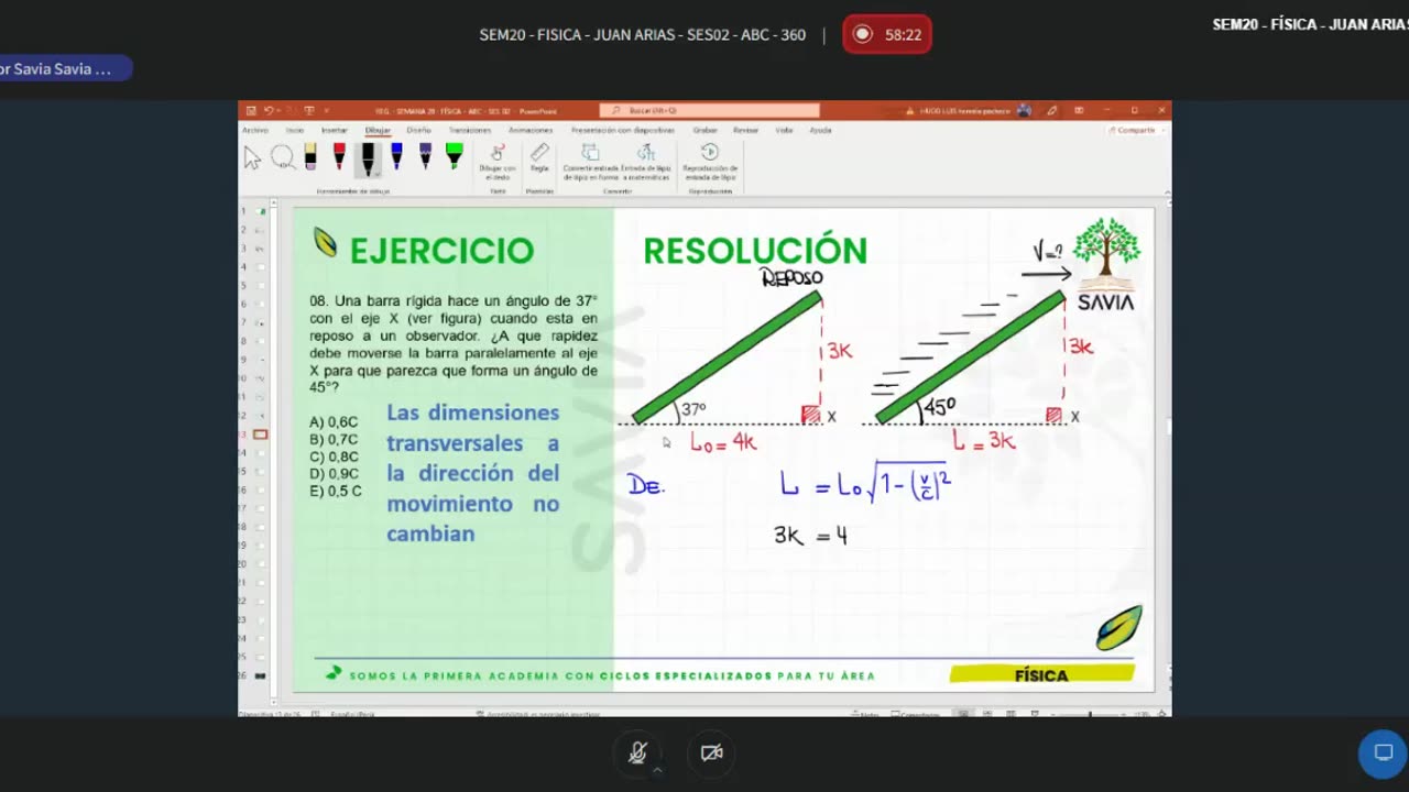SAVIA SEMIANUAL 2024 | Semana 20 | Física S2
