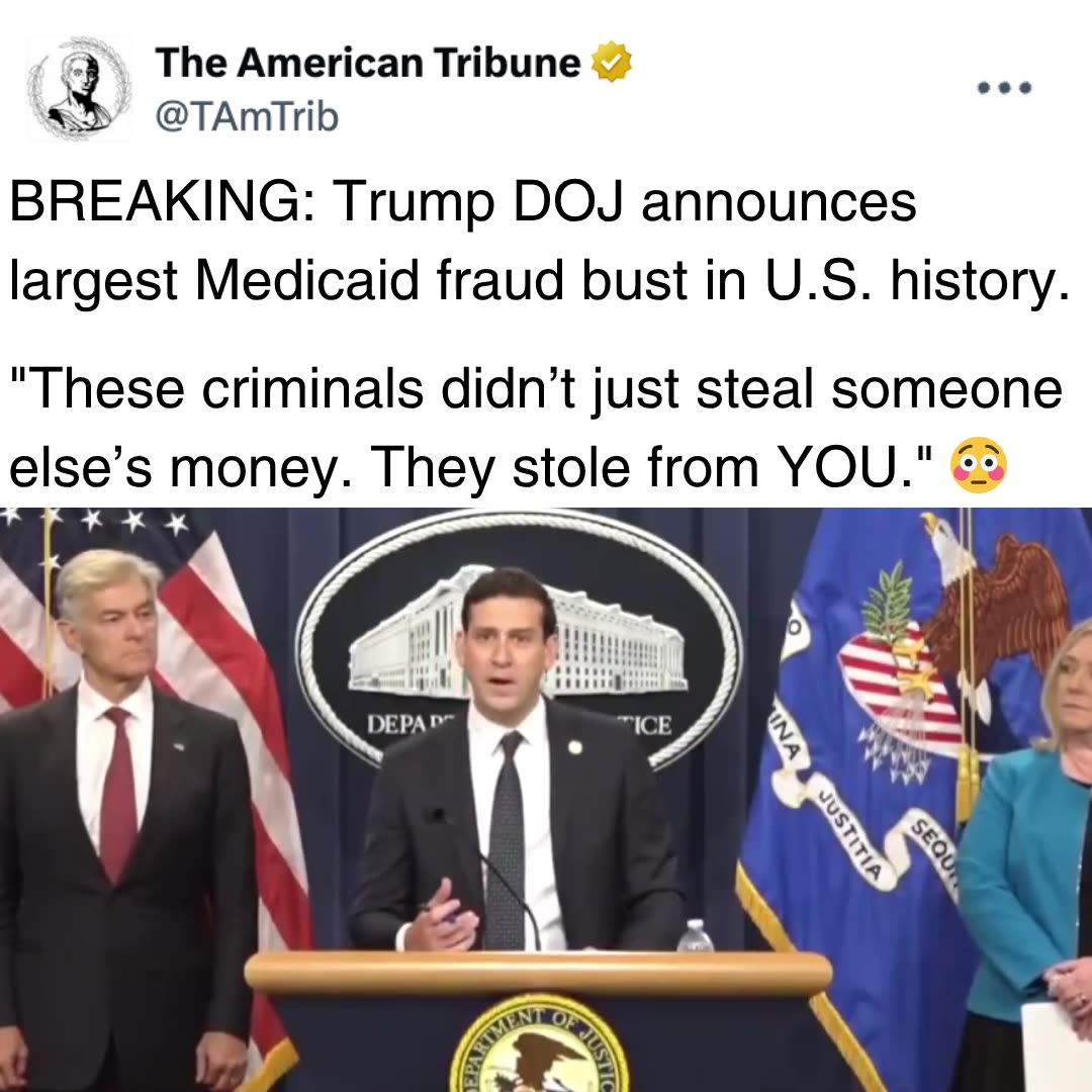 DOJ Announces Hundreds of Charges in Largest Medicaid Fraud Bust in History