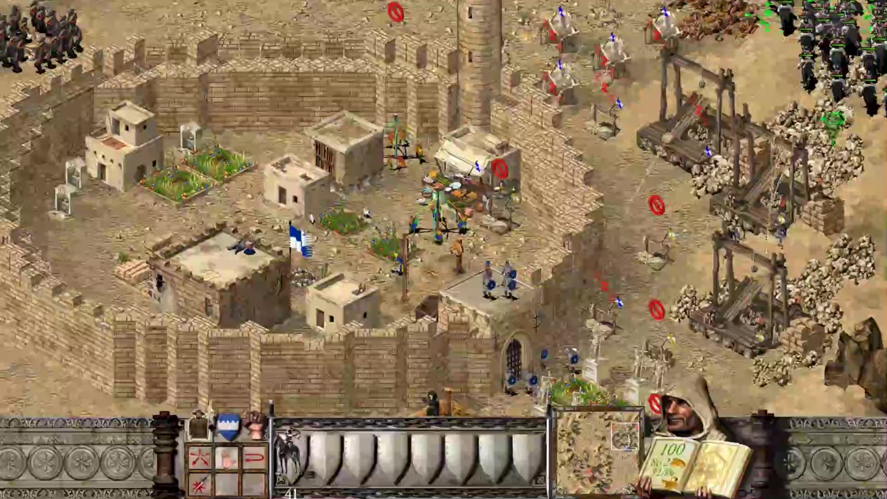 Death In The Dunes | Surrounded By 4 Enemies | Stronghold Crusader | Mission 24