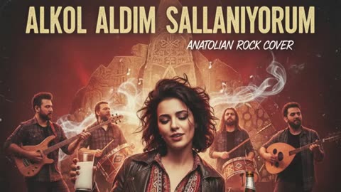 Alkol Aldım Sallanıyorum – Anatolian Rock Versiyonu | 90’lar Anadolu Rock AI Cover