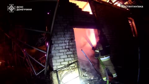 🚨🏙️ Ukraine Russia War | Rescuers Respond to Airstrike Aftermath in Kostyantynivka | RCF