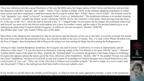 The Sacred Mushroom and the Cross by John M. Allegro - Chp 12, as read by Adam Hull