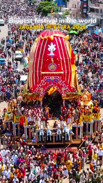 World Biggest Festival Ratha Yatra 🙏