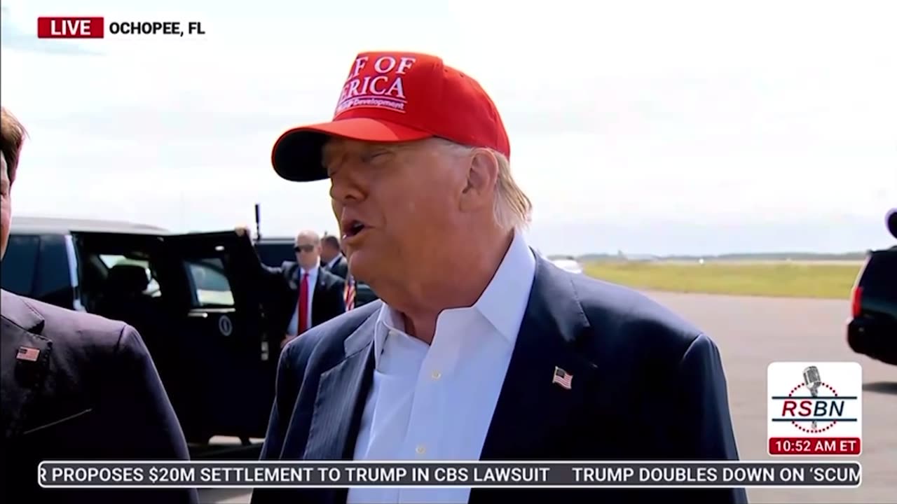 Trump Says A lot of People Think we Should“ put Crocodiles in the Rio Grande