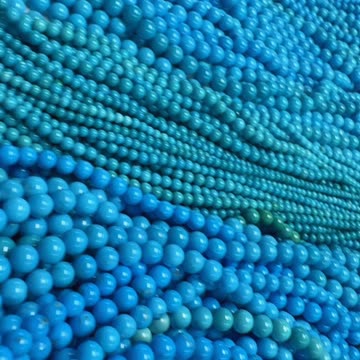 20251019-06 Natural Original Turquoise Barrel Beads Emerald-Bearing 3D