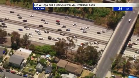 LIVE: Police Chase in LA, high-speed pursuit of robbery suspect