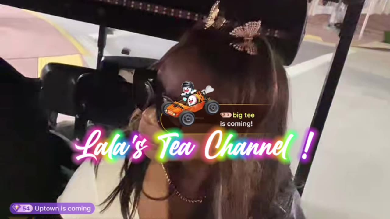 - 21 BB ; RIDING AROUND W| MAJ & CREW CART TV !