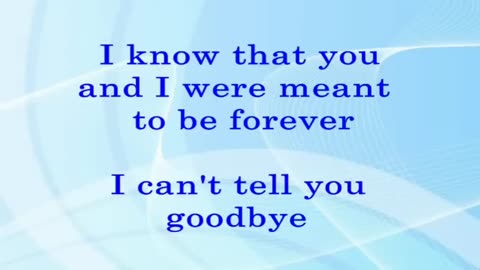 Helen Reddy - I Can't Say Goodbye To You - (Lyrics Video)