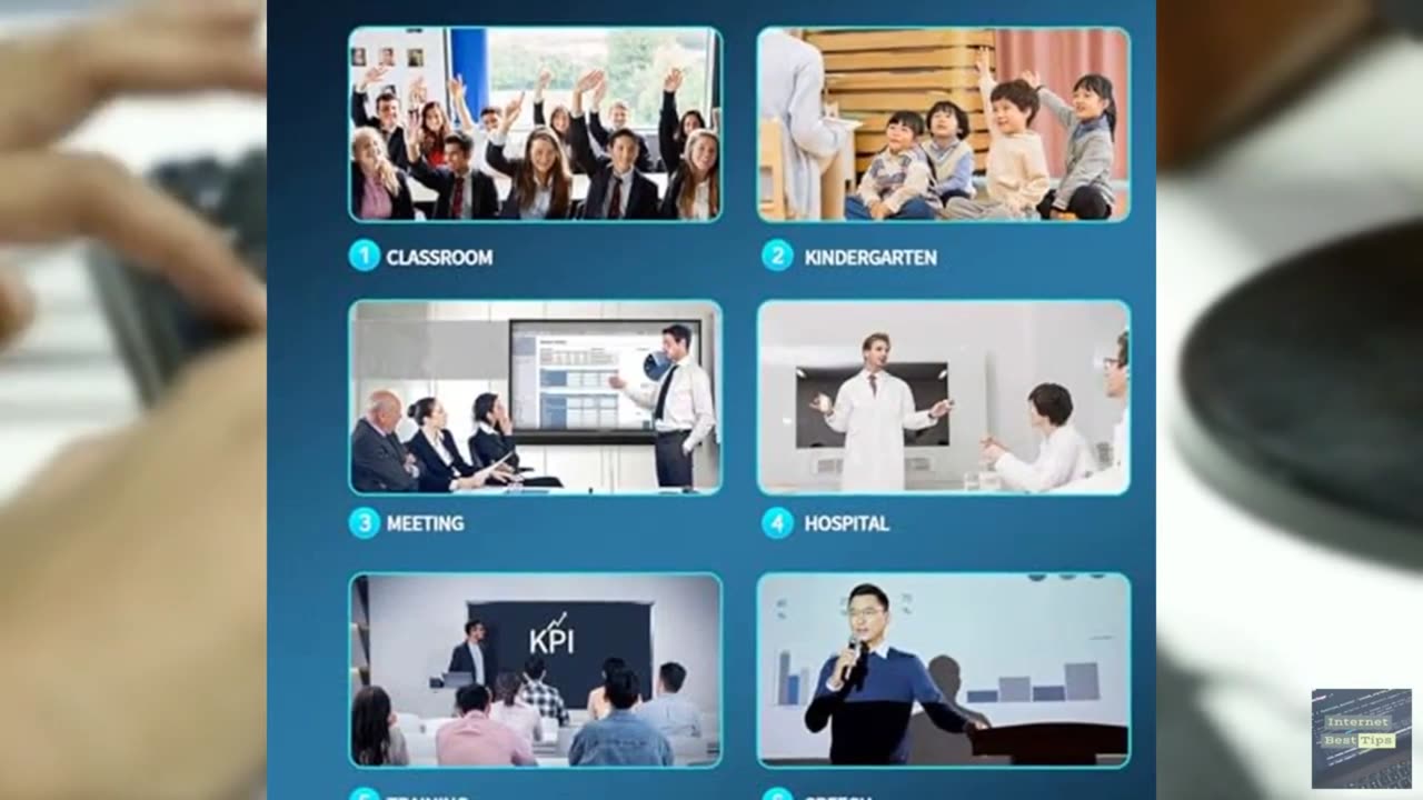 JYXCN JYCN 86" 4K UHD Interactive Smart Board Pro for Executive Briefing Rooms