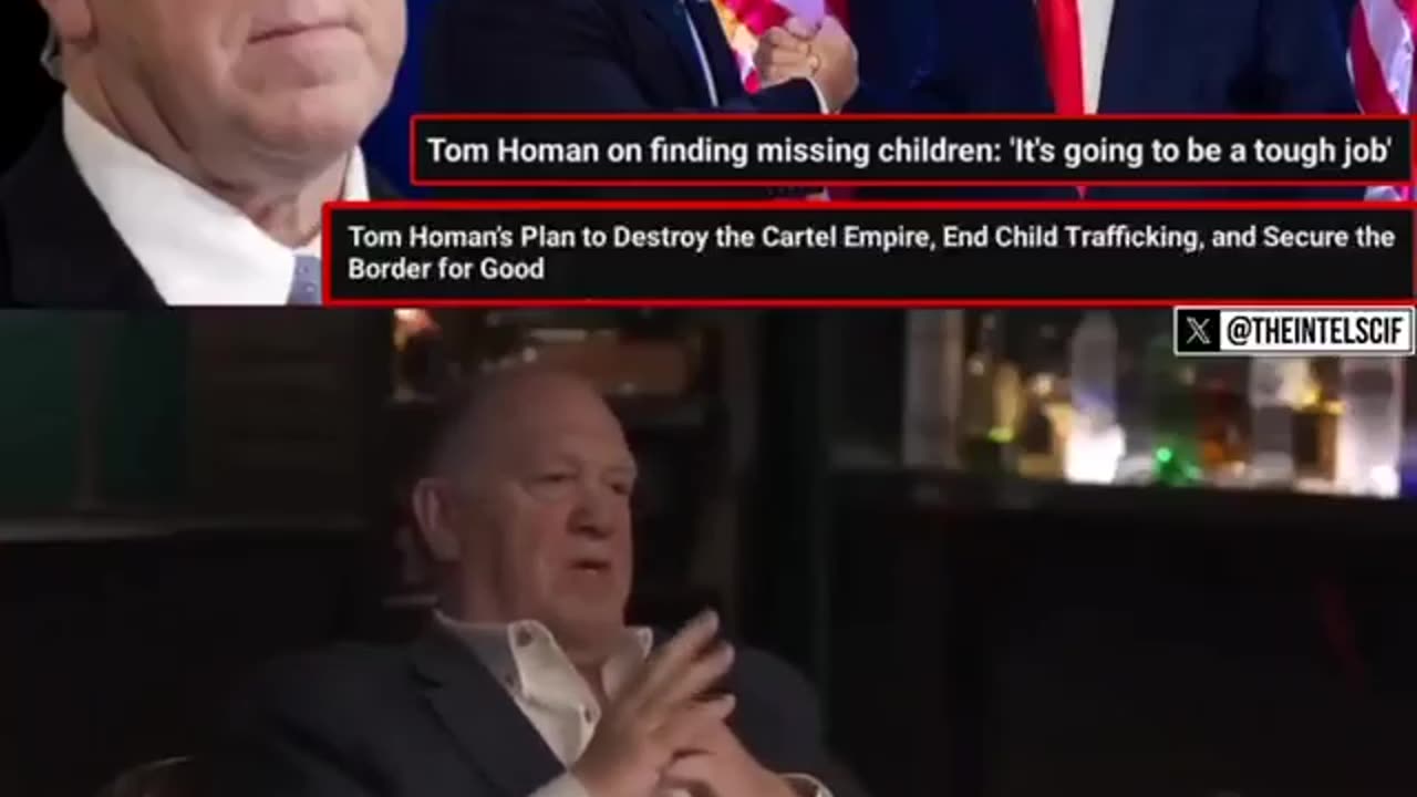 Tom Homan Child Trafficking & Cartels
