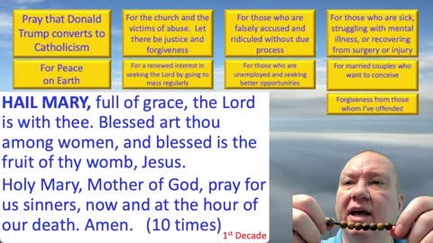Mary's Daily Live Holy Rosary Prayer at 8:00 p.m. EDT 05/01/2025