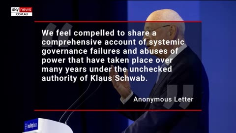 Klaus Schwab under investigation by World Economic Forum over whistleblower allegations