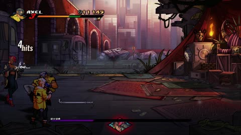 Streets of Rage Zero Death Arcade Mode Hard! Stage 1