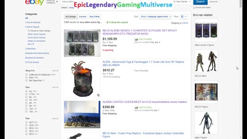Search For Deals On Alien Action Figures On eBay In 2017