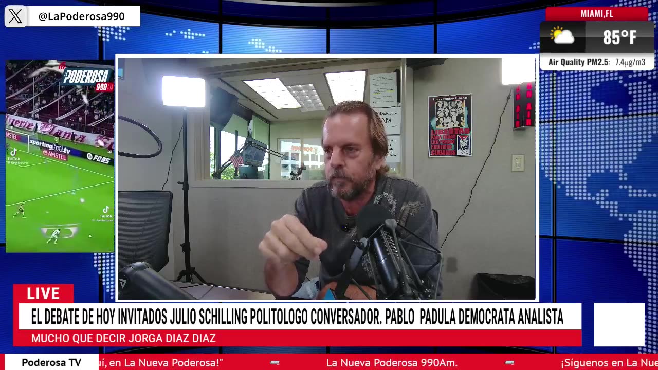 🔥 ¡Lo Último en Noticias, Deportes y Entretenimiento EN VIVO! Únete a La Poderosa 990 AM 🔥