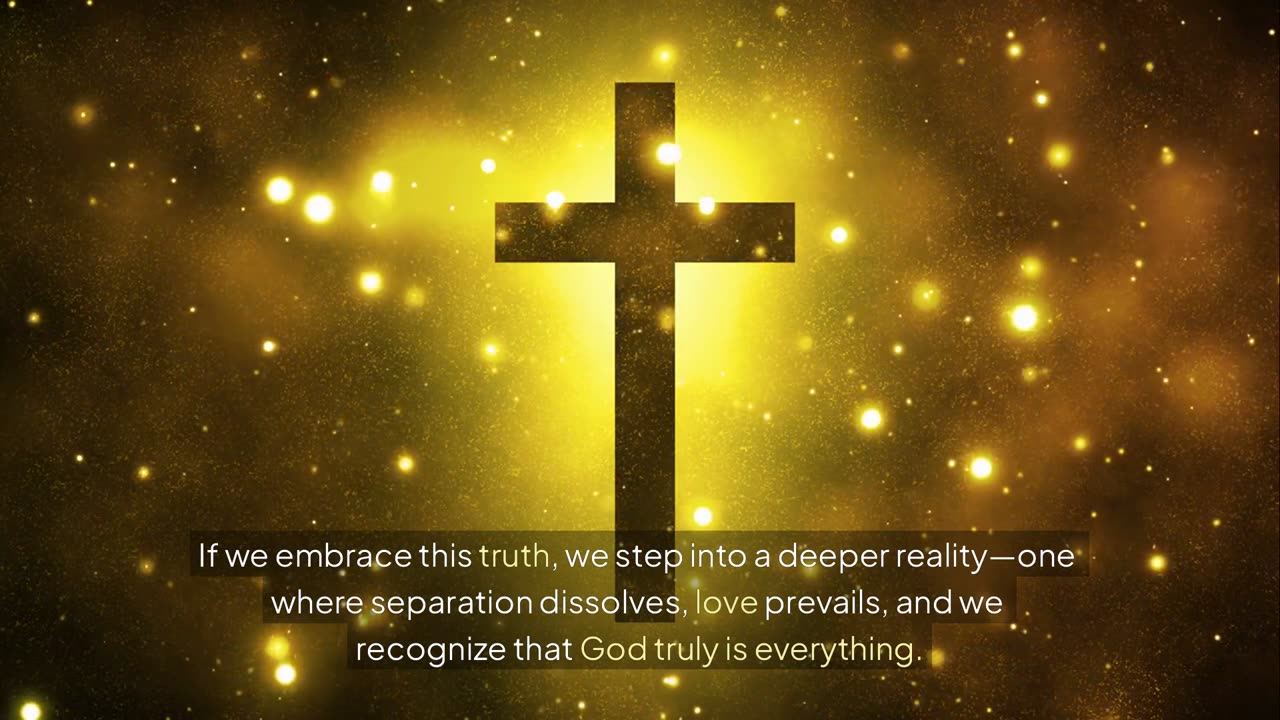 God Is Everything The Universal Presence
