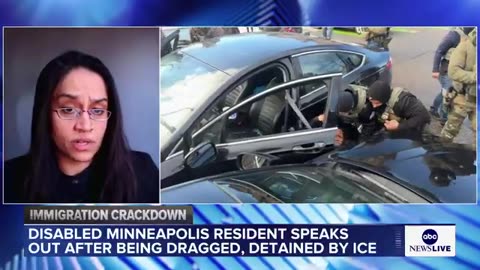 Disabled Minneapolis resident dragged, detained by ICE speaks out