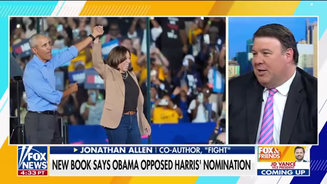 'SHE WILL LOSE': Explosive book reveals Obama's true feelings
