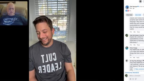 Zak George - Caught in the Headlights via his Livestream - Pt 2