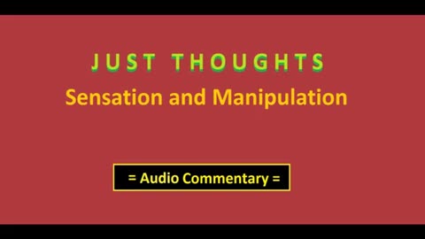Just Thoughts - Sensation and Manipulation (2016) Retro