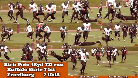 Prototype 464: Buffalo State's Rich Pete 48yd TD run vs Frostburg