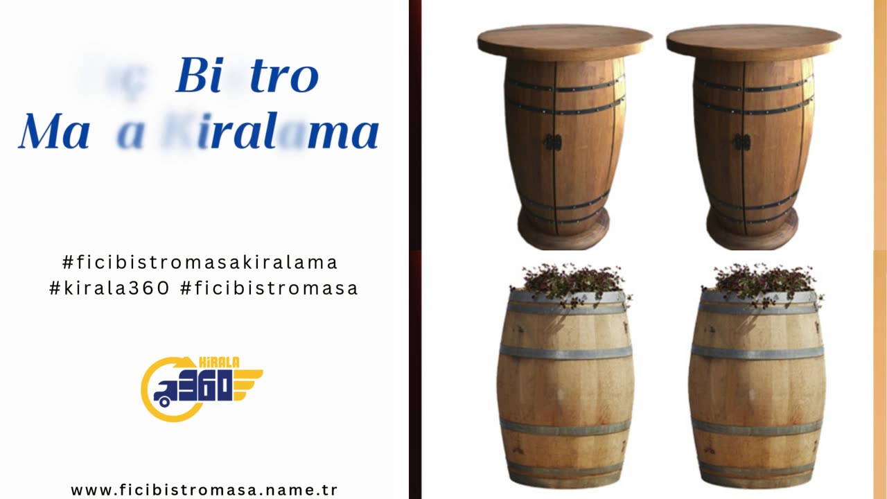 Fıçı Bistro Masa Kiralama