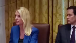 Bondi pressed on epstein, trump comes to her defense