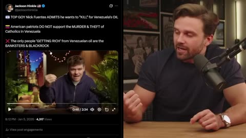 Jackson Hinkle CALLS OUT Nick Fuentes for Ali Alexander, Catboy Kami, and Fed Accusations