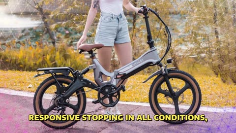 MIHOGO RX2.4 Electric Bike 500W Motor 48V 12.8Ah Battery City Electric Bicycle 20 Inch Tires