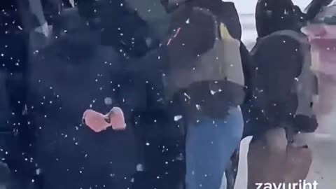 CE raid in Minnesota and ICE is seen arresting illegals in the snow