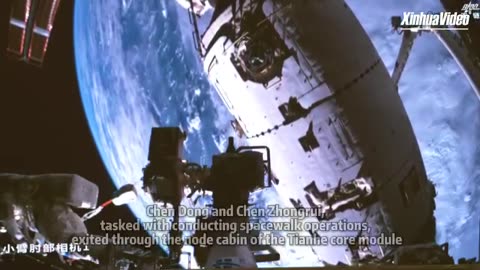 The Shenzhou-20 crew on board China's orbiting space station