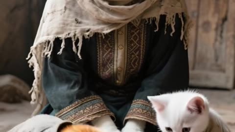 The Rich Man and the Maid#cat #orangecat