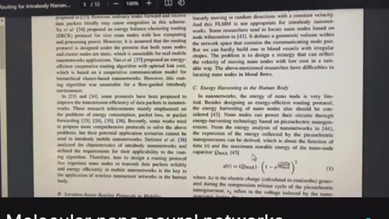Molecular Nano Neural Networks