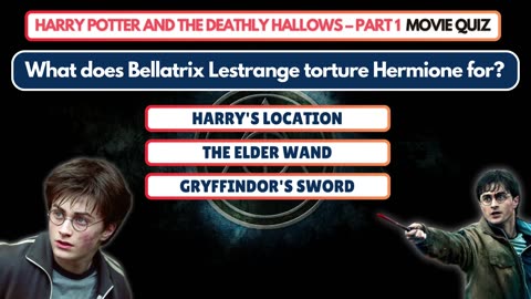 Harry Potter Movie Quiz | Deathly Hallows True Fans Quiz Edition | Fun MCQ Test