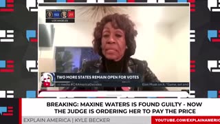 Maxine Waters FINED $68K For Campaign Law VIOLATIONS