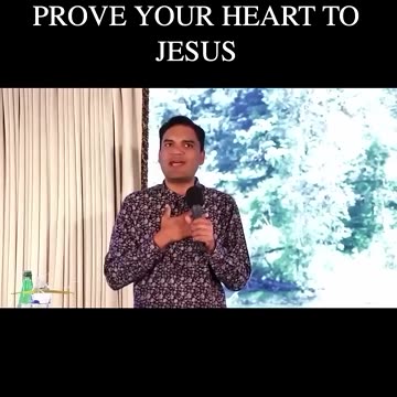 PROVE YOUR LOVE TO JESUS!