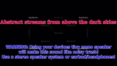 Abstract streams from above the dark skies (Soundtrack)