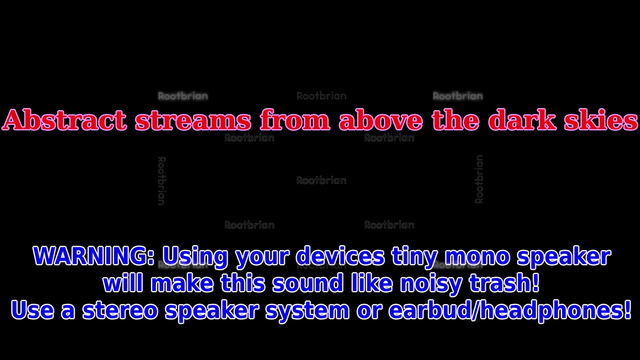 Abstract streams from above the dark skies (Soundtrack)