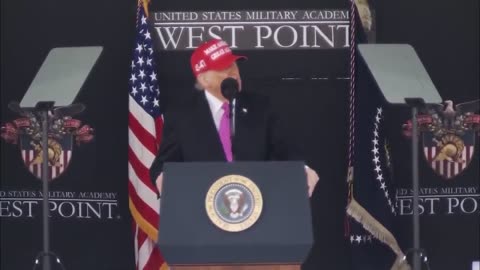 Trump Recognizes Cadet Ricky McMahon At West Point Graduation