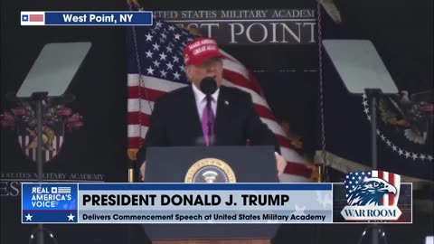 HISTORICAL MOMENT: SITTING PRESIDENT AT WEST POINT COMMENCEMENT