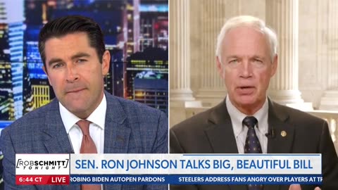 Senator Ron Johnson on Rob Schmitt Tonight 6.3.25
